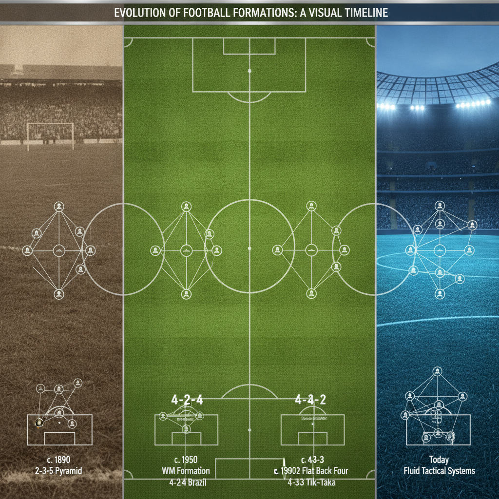 The Evolution of Football Formations Over the Decades